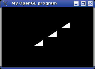 Screenshot with missing (clipped) triangles.